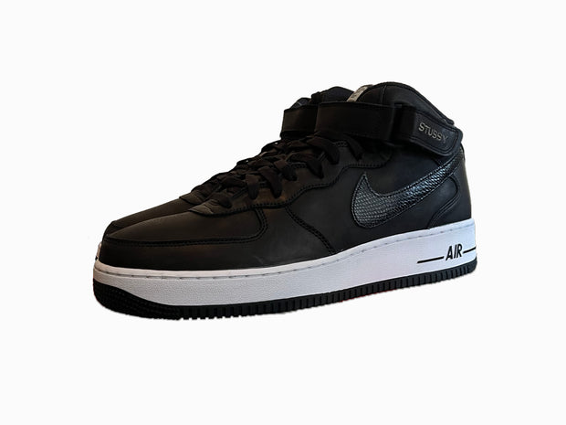 Nike X Stussy Air Force 1 Mid Black – Copsource Uk