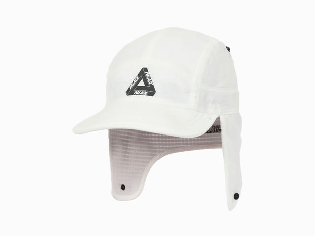 Palace Reverso Earflap 4-Panel Houndstooth White